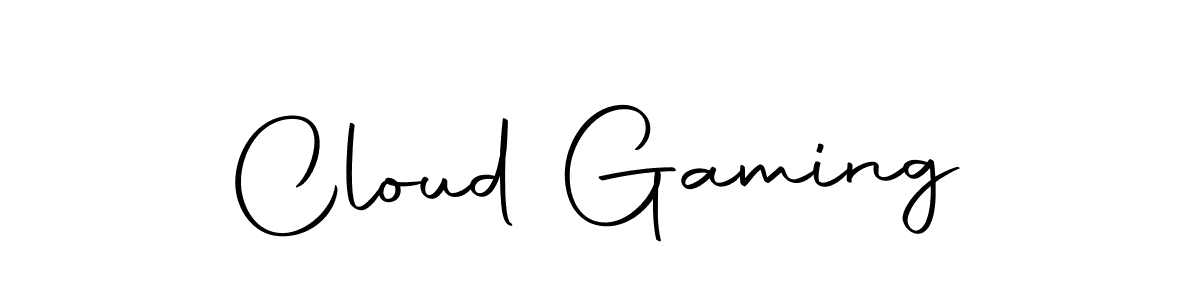 Also we have Cloud Gaming name is the best signature style. Create professional handwritten signature collection using Autography-DOLnW autograph style. Cloud Gaming signature style 10 images and pictures png
