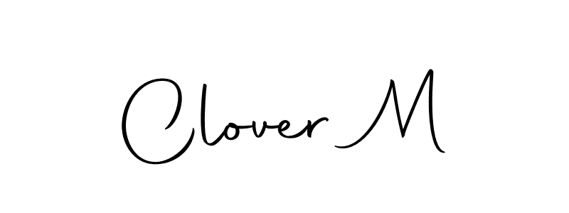 Make a beautiful signature design for name Clover M. Use this online signature maker to create a handwritten signature for free. Clover M signature style 10 images and pictures png