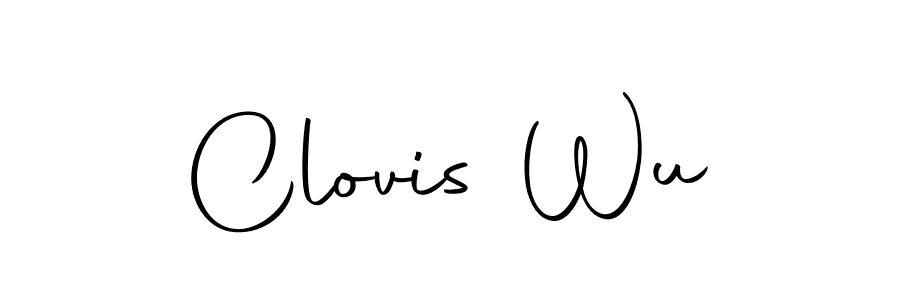 Use a signature maker to create a handwritten signature online. With this signature software, you can design (Autography-DOLnW) your own signature for name Clovis Wu. Clovis Wu signature style 10 images and pictures png