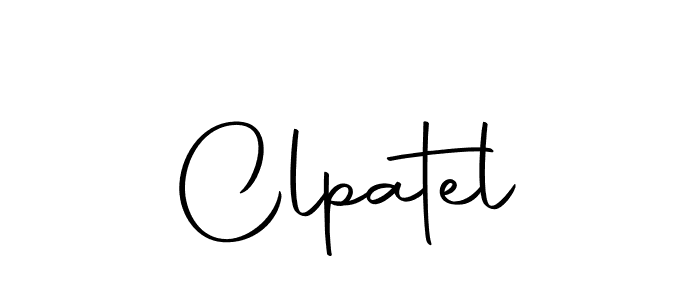 You should practise on your own different ways (Autography-DOLnW) to write your name (Clpatel) in signature. don't let someone else do it for you. Clpatel signature style 10 images and pictures png