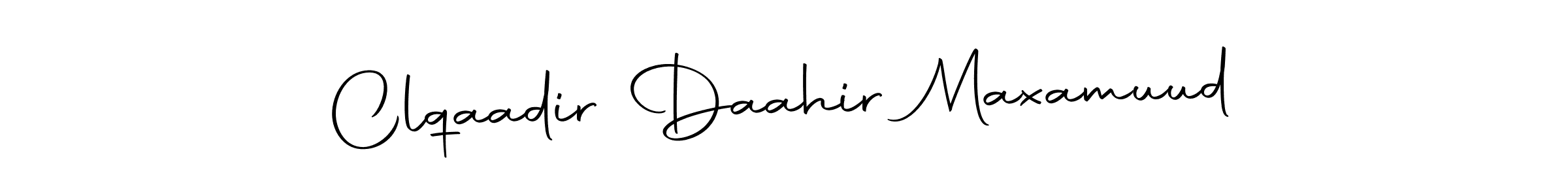 Here are the top 10 professional signature styles for the name Clqaadir Daahir Maxamuud. These are the best autograph styles you can use for your name. Clqaadir Daahir Maxamuud signature style 10 images and pictures png