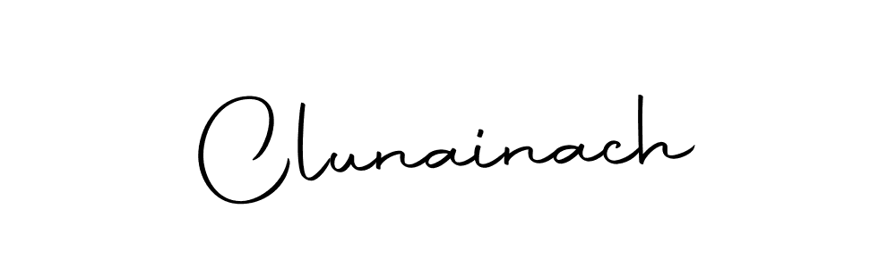 Make a beautiful signature design for name Clunainach. Use this online signature maker to create a handwritten signature for free. Clunainach signature style 10 images and pictures png