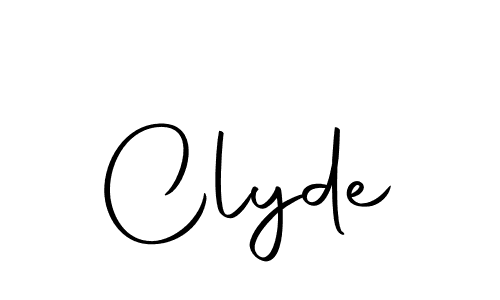 The best way (Autography-DOLnW) to make a short signature is to pick only two or three words in your name. The name Clyde include a total of six letters. For converting this name. Clyde signature style 10 images and pictures png