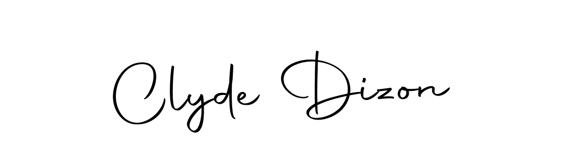 How to make Clyde Dizon signature? Autography-DOLnW is a professional autograph style. Create handwritten signature for Clyde Dizon name. Clyde Dizon signature style 10 images and pictures png