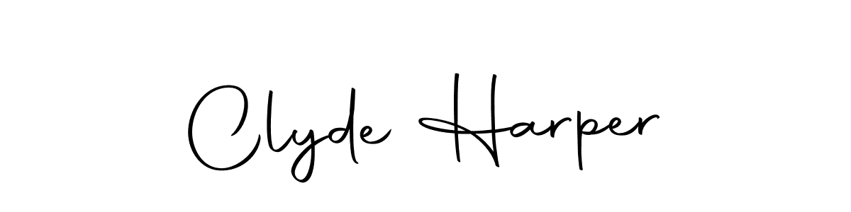 Once you've used our free online signature maker to create your best signature Autography-DOLnW style, it's time to enjoy all of the benefits that Clyde Harper name signing documents. Clyde Harper signature style 10 images and pictures png