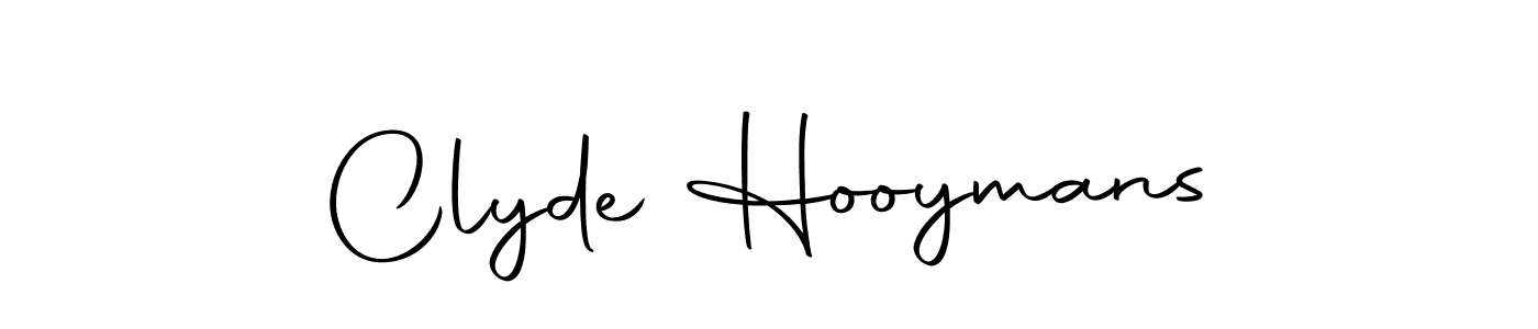 Also we have Clyde Hooymans name is the best signature style. Create professional handwritten signature collection using Autography-DOLnW autograph style. Clyde Hooymans signature style 10 images and pictures png