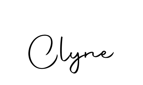 How to make Clyne name signature. Use Autography-DOLnW style for creating short signs online. This is the latest handwritten sign. Clyne signature style 10 images and pictures png