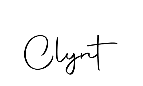 How to make Clynt name signature. Use Autography-DOLnW style for creating short signs online. This is the latest handwritten sign. Clynt signature style 10 images and pictures png