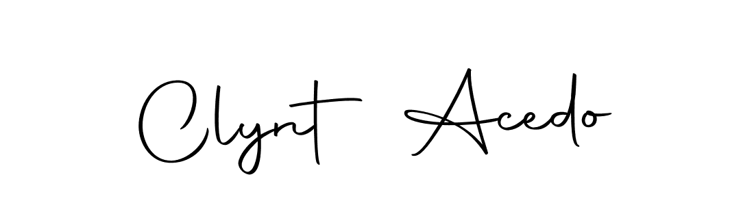 Design your own signature with our free online signature maker. With this signature software, you can create a handwritten (Autography-DOLnW) signature for name Clynt Acedo. Clynt Acedo signature style 10 images and pictures png