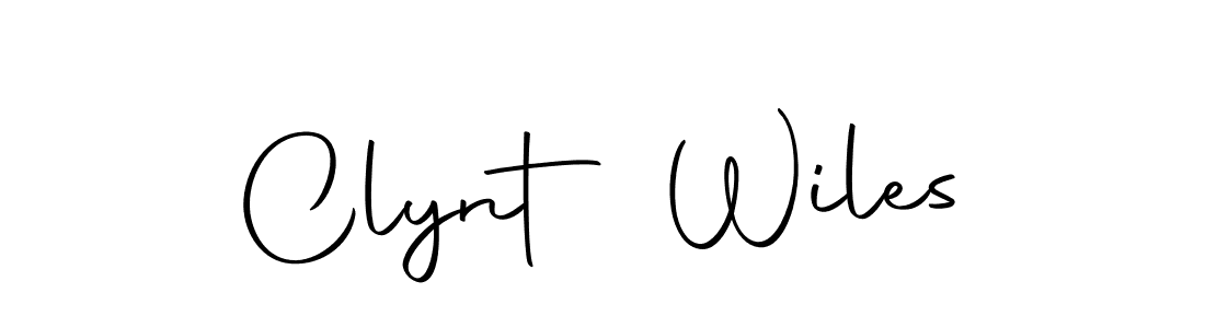 Create a beautiful signature design for name Clynt Wiles. With this signature (Autography-DOLnW) fonts, you can make a handwritten signature for free. Clynt Wiles signature style 10 images and pictures png