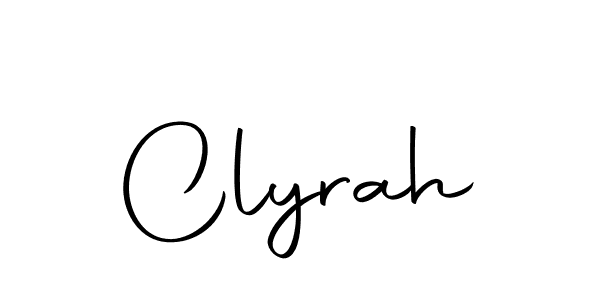 Here are the top 10 professional signature styles for the name Clyrah. These are the best autograph styles you can use for your name. Clyrah signature style 10 images and pictures png