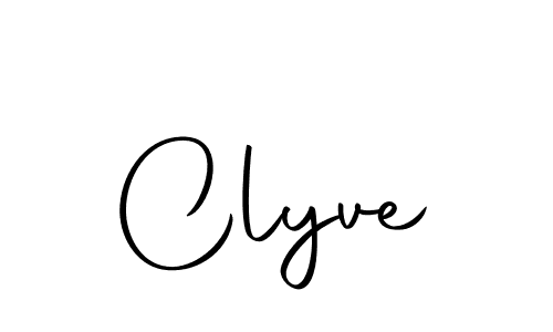 How to make Clyve signature? Autography-DOLnW is a professional autograph style. Create handwritten signature for Clyve name. Clyve signature style 10 images and pictures png