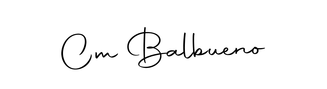 Cm Balbueno stylish signature style. Best Handwritten Sign (Autography-DOLnW) for my name. Handwritten Signature Collection Ideas for my name Cm Balbueno. Cm Balbueno signature style 10 images and pictures png
