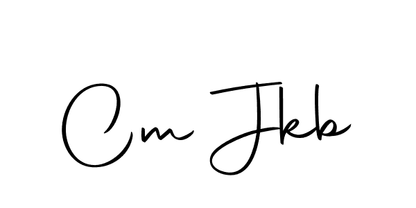 Make a beautiful signature design for name Cm Jkb. With this signature (Autography-DOLnW) style, you can create a handwritten signature for free. Cm Jkb signature style 10 images and pictures png