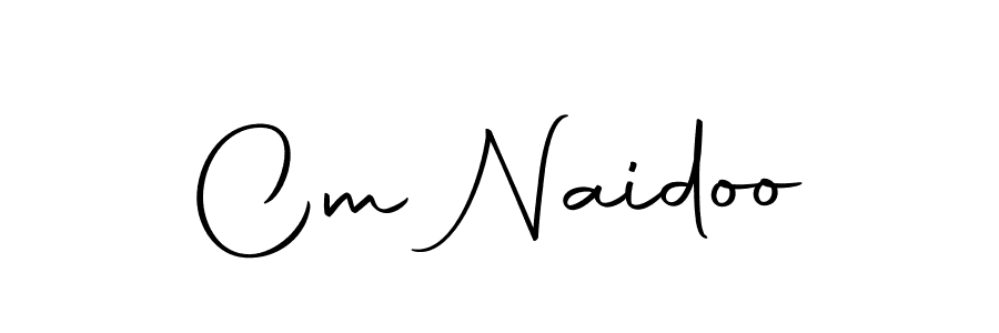 Design your own signature with our free online signature maker. With this signature software, you can create a handwritten (Autography-DOLnW) signature for name Cm Naidoo. Cm Naidoo signature style 10 images and pictures png