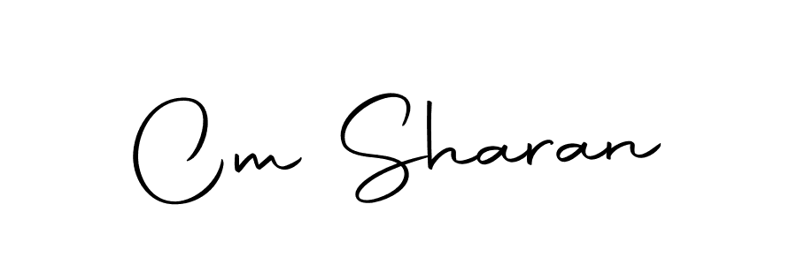 Similarly Autography-DOLnW is the best handwritten signature design. Signature creator online .You can use it as an online autograph creator for name Cm Sharan. Cm Sharan signature style 10 images and pictures png