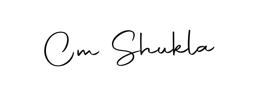 Similarly Autography-DOLnW is the best handwritten signature design. Signature creator online .You can use it as an online autograph creator for name Cm Shukla. Cm Shukla signature style 10 images and pictures png