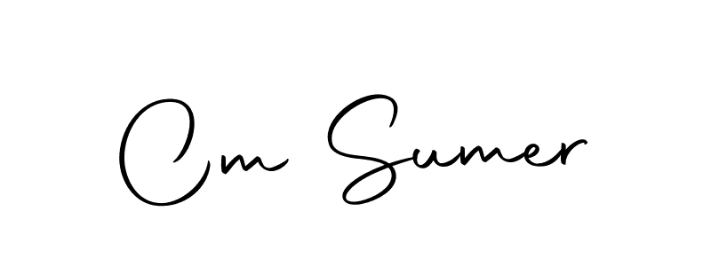 Also You can easily find your signature by using the search form. We will create Cm Sumer name handwritten signature images for you free of cost using Autography-DOLnW sign style. Cm Sumer signature style 10 images and pictures png