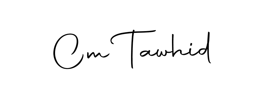 Similarly Autography-DOLnW is the best handwritten signature design. Signature creator online .You can use it as an online autograph creator for name Cm Tawhid. Cm Tawhid signature style 10 images and pictures png