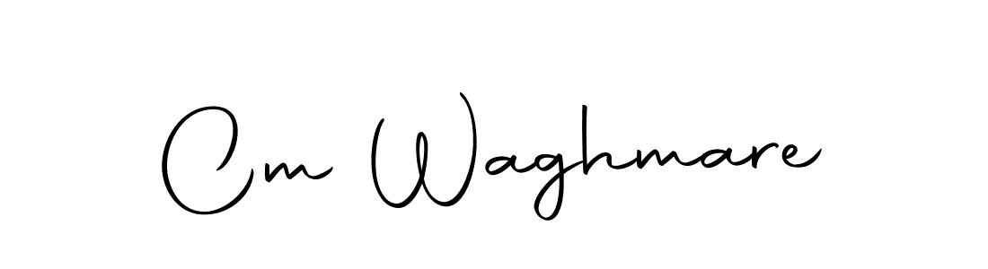 Design your own signature with our free online signature maker. With this signature software, you can create a handwritten (Autography-DOLnW) signature for name Cm Waghmare. Cm Waghmare signature style 10 images and pictures png