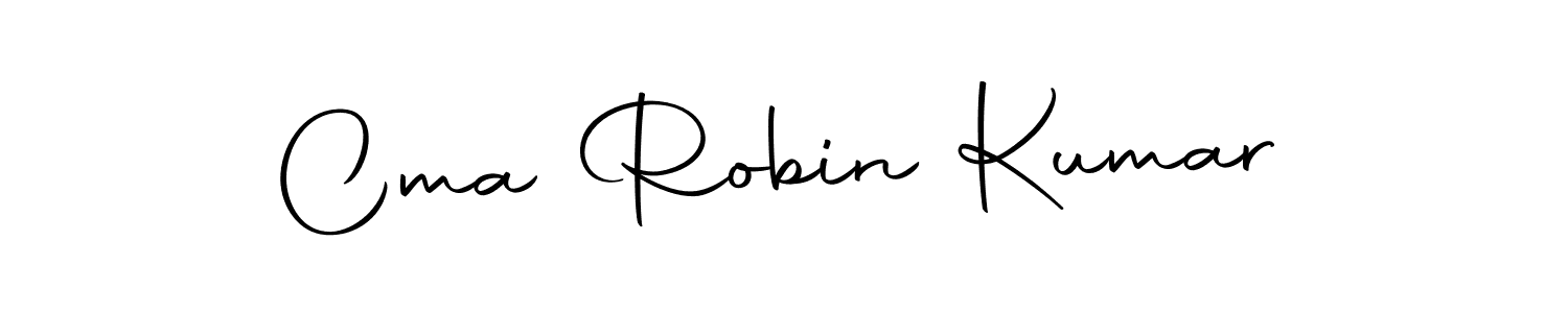 Make a beautiful signature design for name Cma Robin Kumar. With this signature (Autography-DOLnW) style, you can create a handwritten signature for free. Cma Robin Kumar signature style 10 images and pictures png