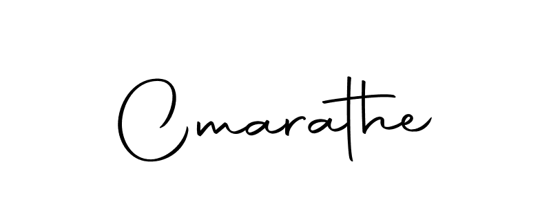 Make a beautiful signature design for name Cmarathe. With this signature (Autography-DOLnW) style, you can create a handwritten signature for free. Cmarathe signature style 10 images and pictures png