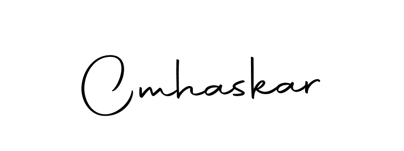 Create a beautiful signature design for name Cmhaskar. With this signature (Autography-DOLnW) fonts, you can make a handwritten signature for free. Cmhaskar signature style 10 images and pictures png