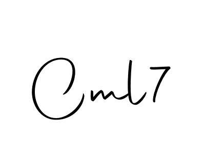 Design your own signature with our free online signature maker. With this signature software, you can create a handwritten (Autography-DOLnW) signature for name Cml7. Cml7 signature style 10 images and pictures png