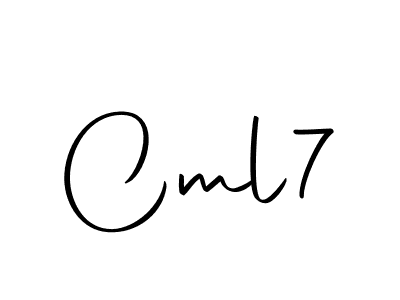 Design your own signature with our free online signature maker. With this signature software, you can create a handwritten (Autography-DOLnW) signature for name Cml7. Cml7 signature style 10 images and pictures png