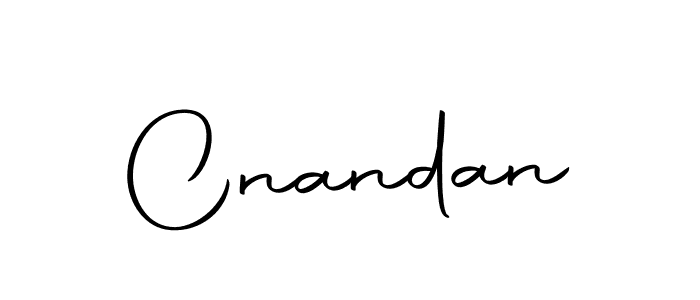 How to make Cnandan name signature. Use Autography-DOLnW style for creating short signs online. This is the latest handwritten sign. Cnandan signature style 10 images and pictures png