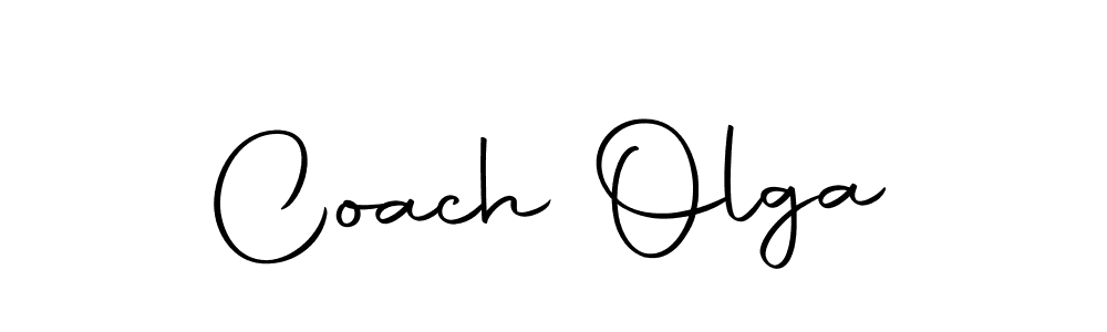 Make a beautiful signature design for name Coach Olga. With this signature (Autography-DOLnW) style, you can create a handwritten signature for free. Coach Olga signature style 10 images and pictures png