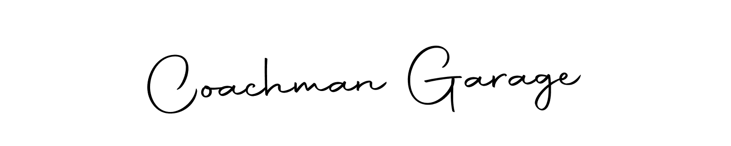 How to make Coachman Garage signature? Autography-DOLnW is a professional autograph style. Create handwritten signature for Coachman Garage name. Coachman Garage signature style 10 images and pictures png