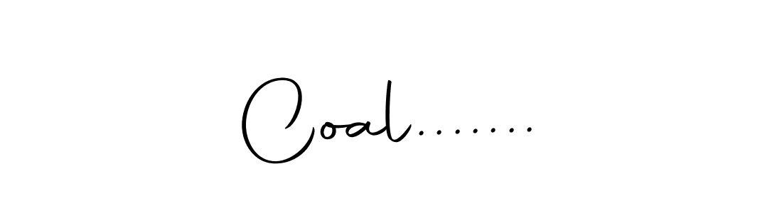 Design your own signature with our free online signature maker. With this signature software, you can create a handwritten (Autography-DOLnW) signature for name Coal........ Coal....... signature style 10 images and pictures png