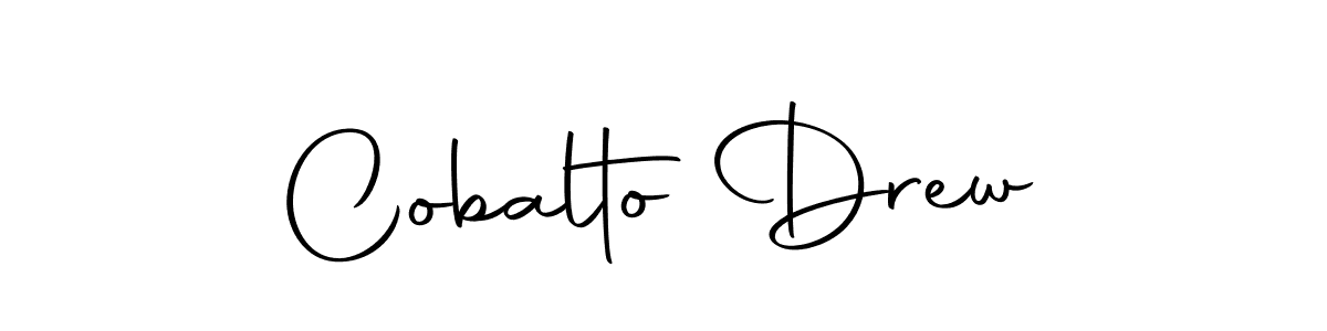 Create a beautiful signature design for name Cobalto Drew. With this signature (Autography-DOLnW) fonts, you can make a handwritten signature for free. Cobalto Drew signature style 10 images and pictures png