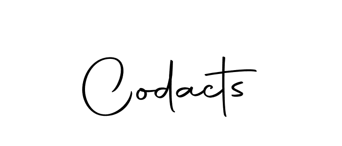 Make a beautiful signature design for name Codacts. With this signature (Autography-DOLnW) style, you can create a handwritten signature for free. Codacts signature style 10 images and pictures png