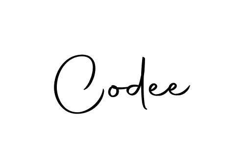 Make a beautiful signature design for name Codee. With this signature (Autography-DOLnW) style, you can create a handwritten signature for free. Codee signature style 10 images and pictures png