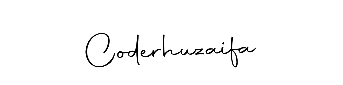 Make a beautiful signature design for name Coderhuzaifa. With this signature (Autography-DOLnW) style, you can create a handwritten signature for free. Coderhuzaifa signature style 10 images and pictures png
