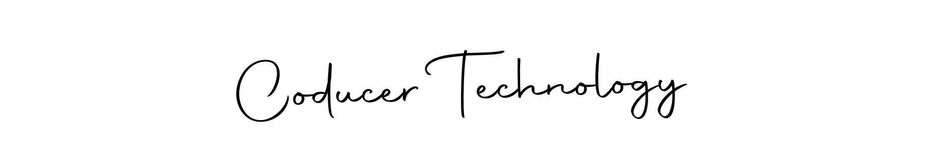 Coducer Technology stylish signature style. Best Handwritten Sign (Autography-DOLnW) for my name. Handwritten Signature Collection Ideas for my name Coducer Technology. Coducer Technology signature style 10 images and pictures png