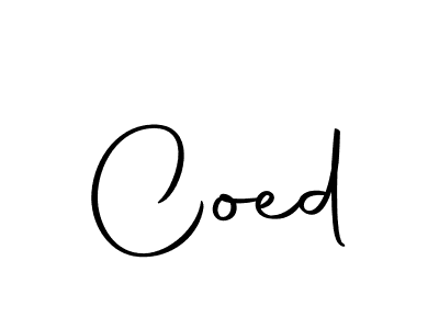 Coed stylish signature style. Best Handwritten Sign (Autography-DOLnW) for my name. Handwritten Signature Collection Ideas for my name Coed. Coed signature style 10 images and pictures png