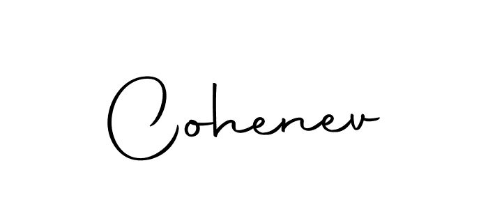 The best way (Autography-DOLnW) to make a short signature is to pick only two or three words in your name. The name Cohenev include a total of six letters. For converting this name. Cohenev signature style 10 images and pictures png