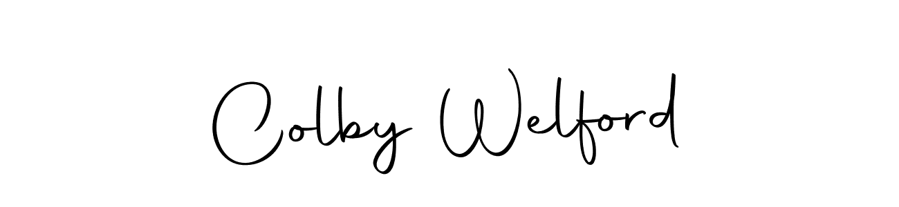 Similarly Autography-DOLnW is the best handwritten signature design. Signature creator online .You can use it as an online autograph creator for name Colby Welford. Colby Welford signature style 10 images and pictures png