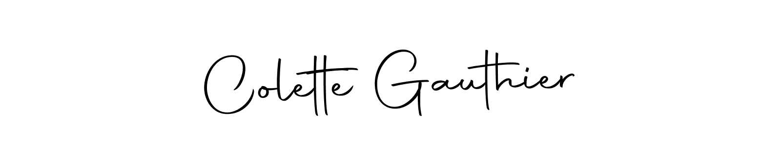 It looks lik you need a new signature style for name Colette Gauthier. Design unique handwritten (Autography-DOLnW) signature with our free signature maker in just a few clicks. Colette Gauthier signature style 10 images and pictures png