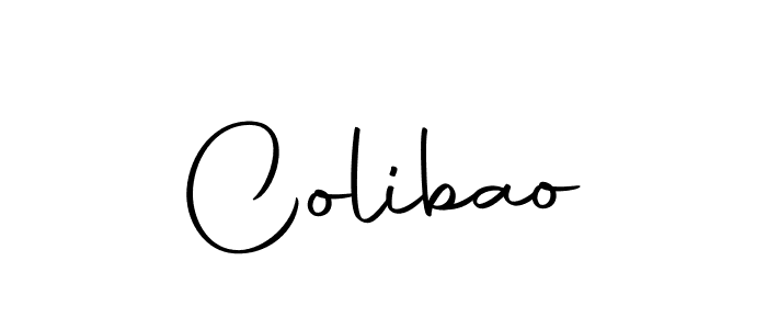 Use a signature maker to create a handwritten signature online. With this signature software, you can design (Autography-DOLnW) your own signature for name Colibao. Colibao signature style 10 images and pictures png