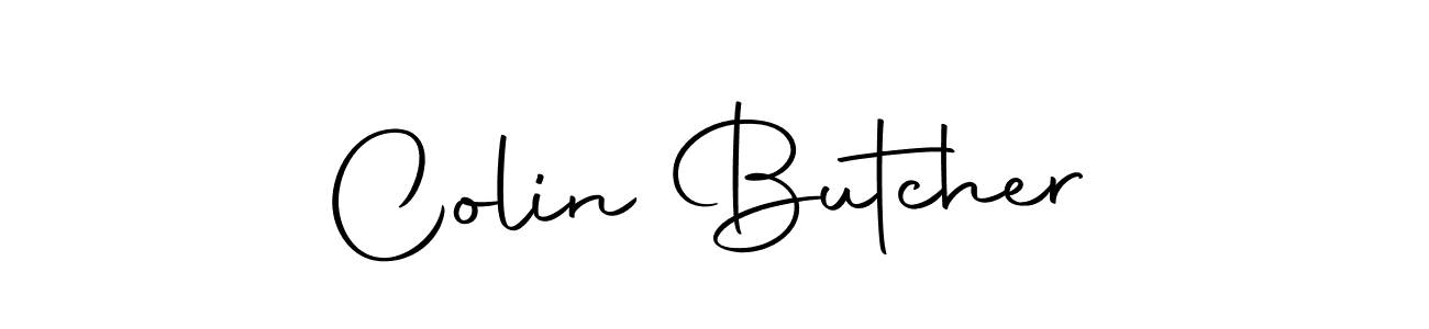 You should practise on your own different ways (Autography-DOLnW) to write your name (Colin Butcher) in signature. don't let someone else do it for you. Colin Butcher signature style 10 images and pictures png