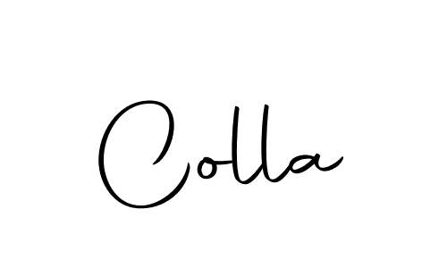 This is the best signature style for the Colla name. Also you like these signature font (Autography-DOLnW). Mix name signature. Colla signature style 10 images and pictures png