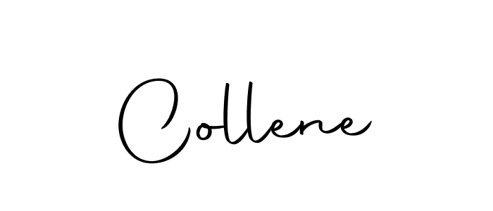 Use a signature maker to create a handwritten signature online. With this signature software, you can design (Autography-DOLnW) your own signature for name Collene. Collene signature style 10 images and pictures png