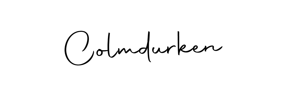 Create a beautiful signature design for name Colmdurken. With this signature (Autography-DOLnW) fonts, you can make a handwritten signature for free. Colmdurken signature style 10 images and pictures png