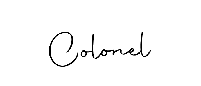 How to make Colonel name signature. Use Autography-DOLnW style for creating short signs online. This is the latest handwritten sign. Colonel signature style 10 images and pictures png