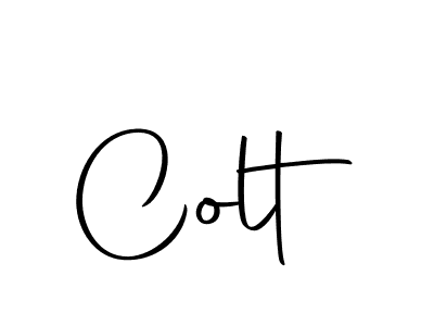 Design your own signature with our free online signature maker. With this signature software, you can create a handwritten (Autography-DOLnW) signature for name Colt. Colt signature style 10 images and pictures png