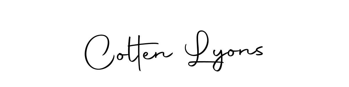 Here are the top 10 professional signature styles for the name Colten Lyons. These are the best autograph styles you can use for your name. Colten Lyons signature style 10 images and pictures png